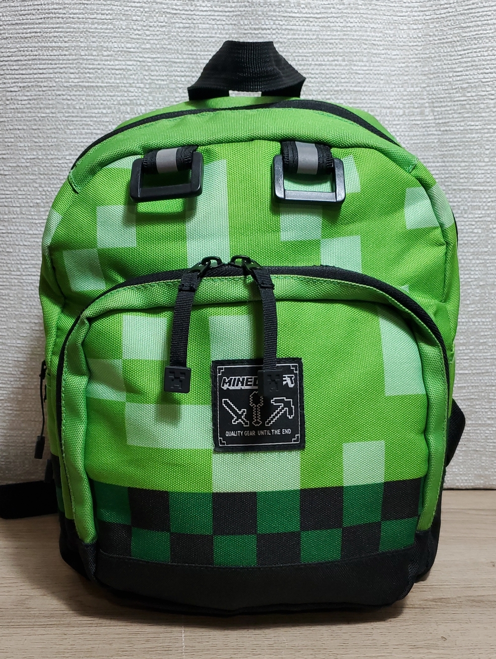 Minecraft Backpack Creeper Green Pixel School Bag